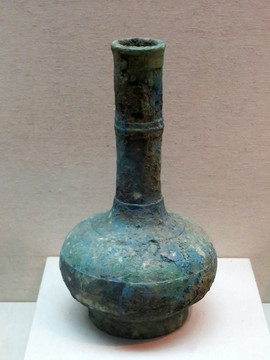 汉代铜竹节瓶