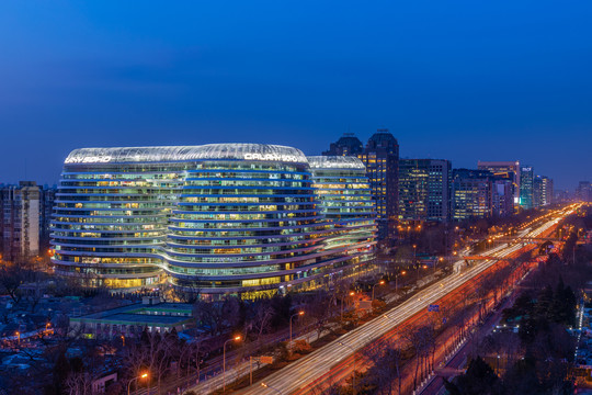 北京城市夜景