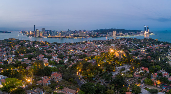 厦门全貌夜景