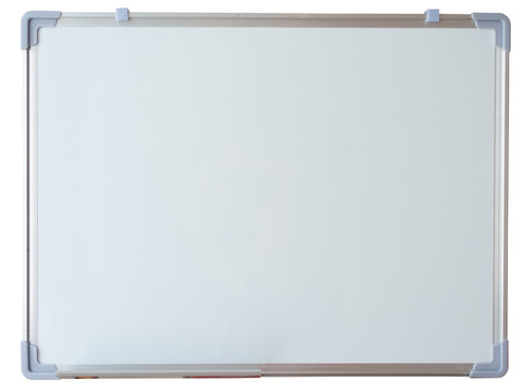 一块空白的白板
