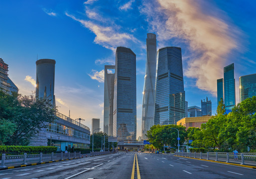 上海陆家嘴街景