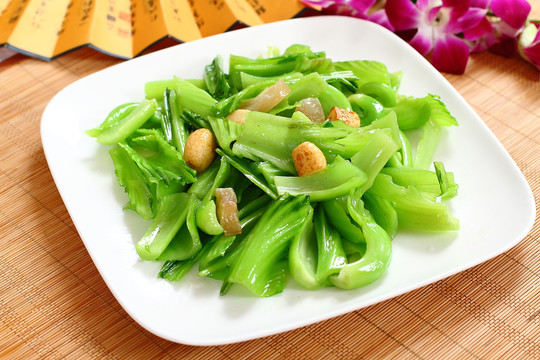 清炒芥菜