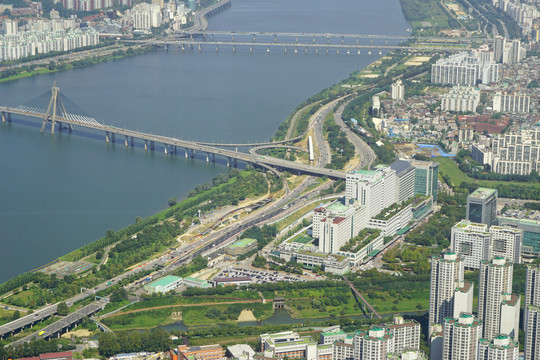 韩国首尔汉江奥林匹克大桥