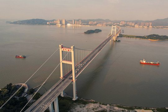 虎门大桥航拍景观