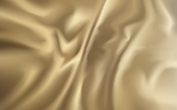 金色奢华丝绸质感元素