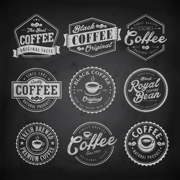 咖啡相关素材标志图