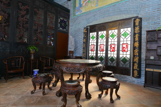 古代客厅中式家具