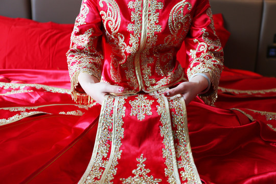 中式婚礼新娘