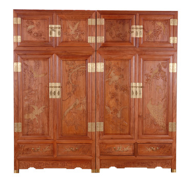 中式古典红木家具顶箱柜系列
