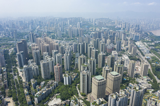 重庆城市大坪全景