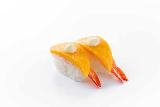 香芒熟虾寿司
