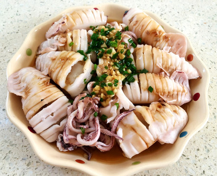 清蒸鱿鱼
