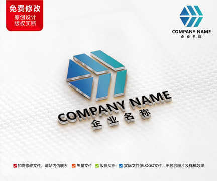 传媒广告公司标志科技logo