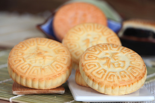 福禄寿喜四字饼