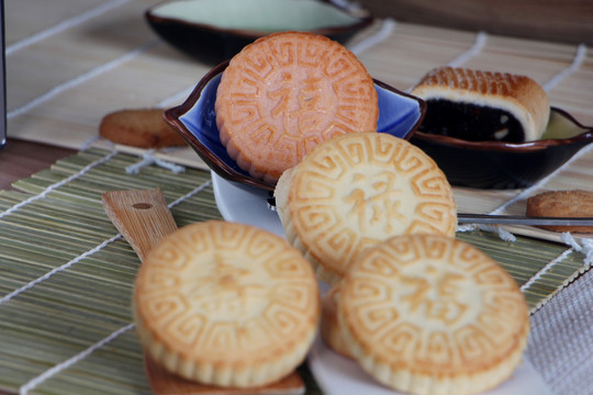 福禄寿喜四字饼