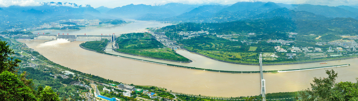 三峡工程高清全景图