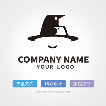 礼帽logo