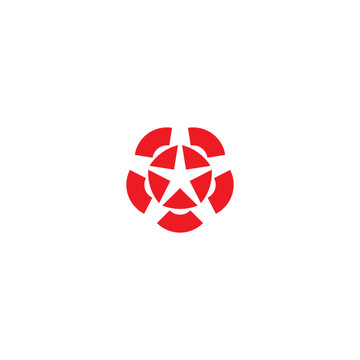 三角圆形五角LOGO标志