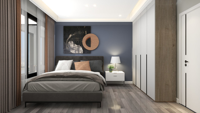 现代简约卧室装饰装修设计效果图