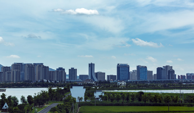 宁波杭洲湾城市风光