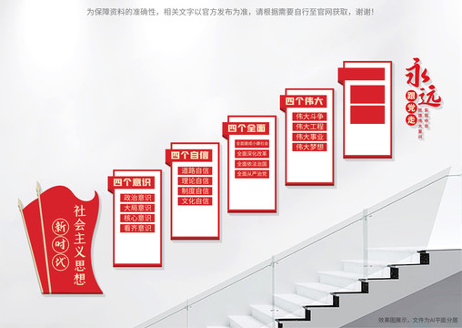 楼梯新时代中国特色社会主义思想