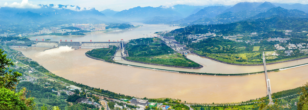 三峡工程高清全景图