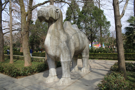 明孝陵神道石雕骆驼