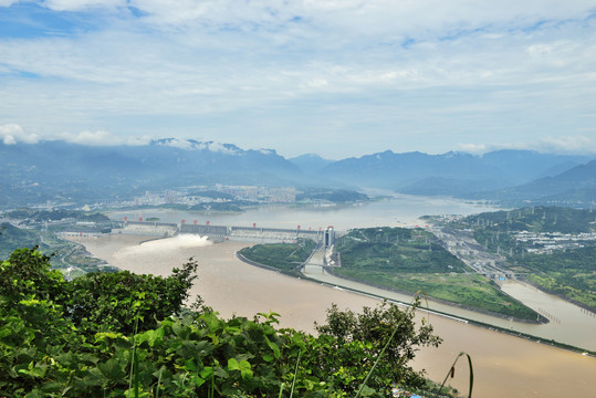 三峡工程高清全景图