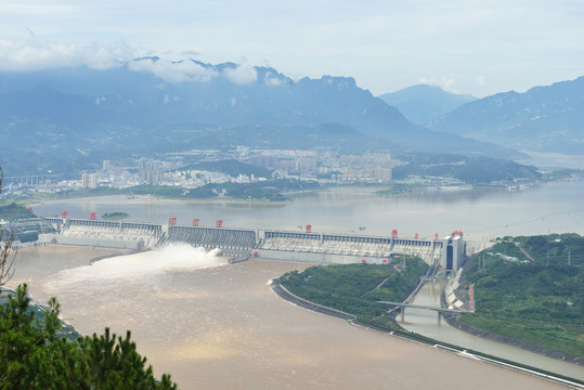 三峡工程高清全景图