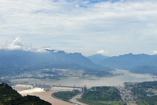 三峡工程高清全景图