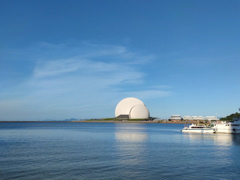 珠海日月贝歌剧院海景