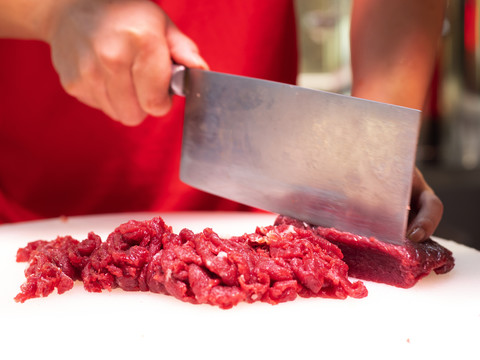 现切牛肉