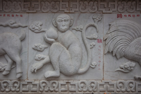 什刹海火神庙生肖猴