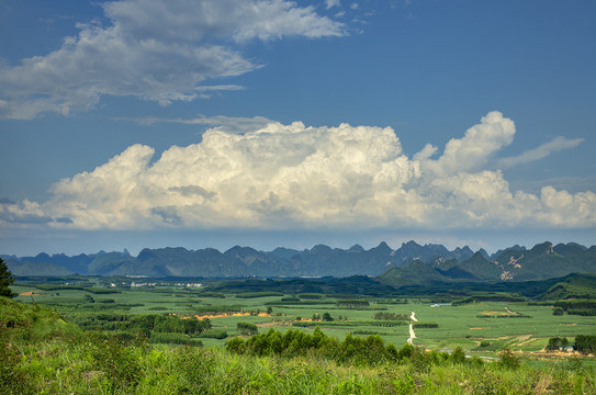 自然风景天空云朵山