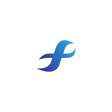 fs字母LOGO标志设计无限