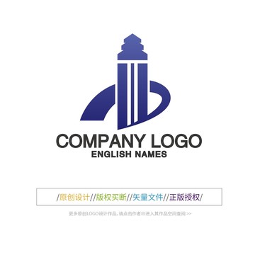 b字母标志房地产LOGO设计