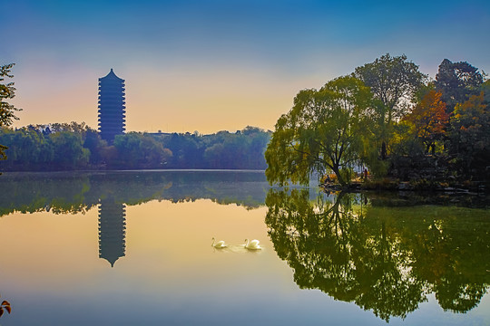 北京大学未名湖