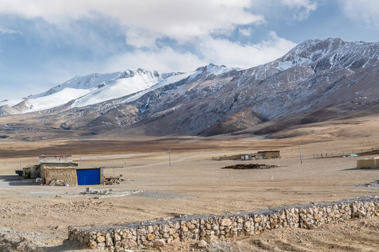 藏北高原牧民放牧点