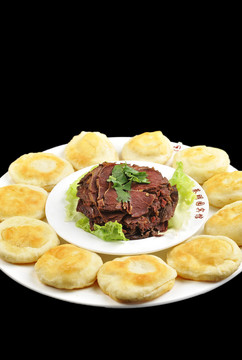 酱香牛肉带饼