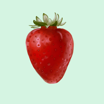 草莓手绘