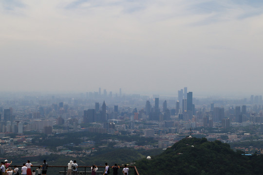 南京山顶俯拍