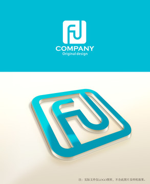 FJ字母logo