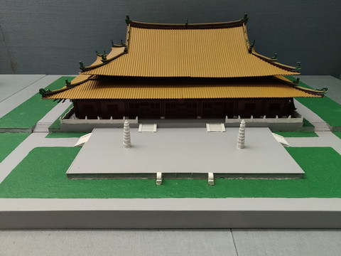 光孝寺建筑模型