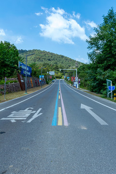 南京浦口区的彩虹公路