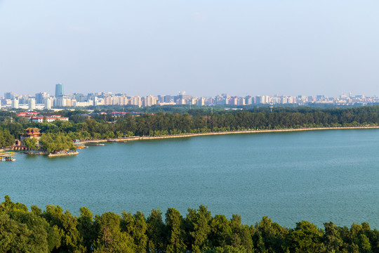 北京颐和园昆明湖风光