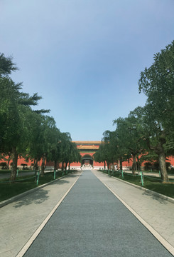 北京太庙琉璃门