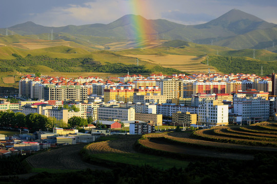 甘南藏族自治州全景图