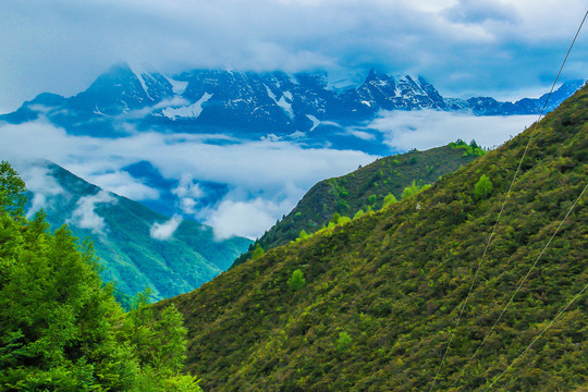 蛇海子山