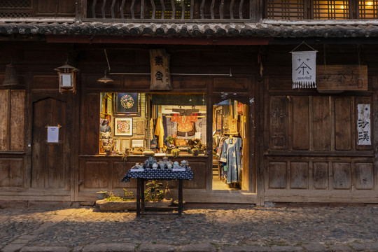 沙溪古镇古街街景