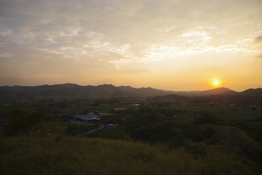 夕阳西下